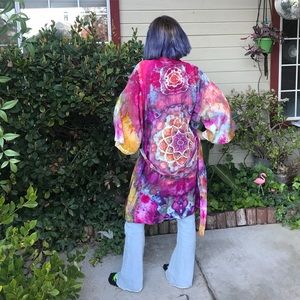 Tie dye kimono